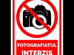 Semn pentru interzicere fotografiatul interzis